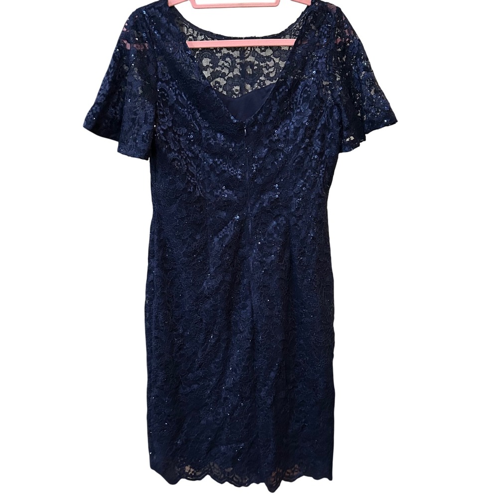 Lace Dress Sequin Detail Cocktail Party Evening Special Occasion